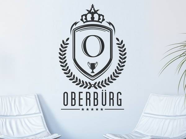 Wandtattoo Oberbürg Wappen
