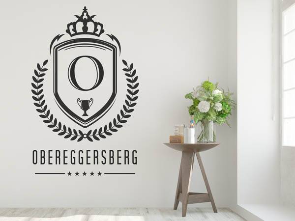 Wandtattoo Obereggersberg Wappen