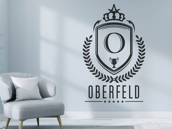 Wandtattoo Oberfeld Wappen