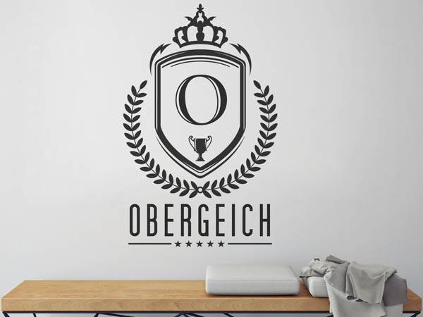 Wandtattoo Obergeich Wappen