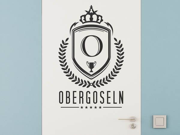 Wandtattoo Obergoseln Wappen
