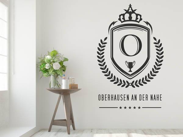 Wandtattoo Oberhausen an der Nahe Wappen