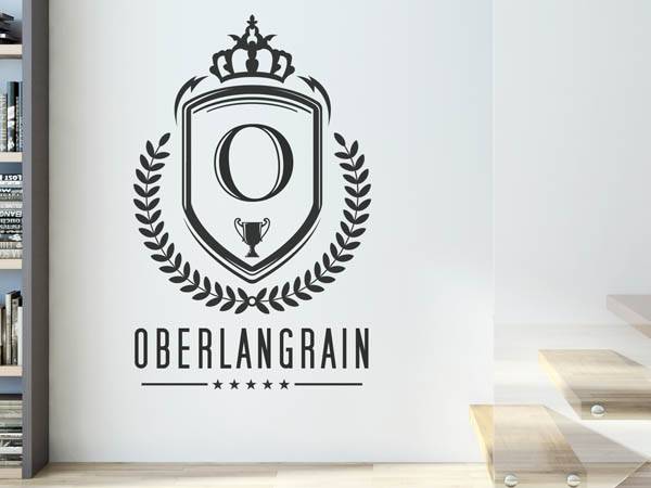 Wandtattoo Oberlangrain Wappen