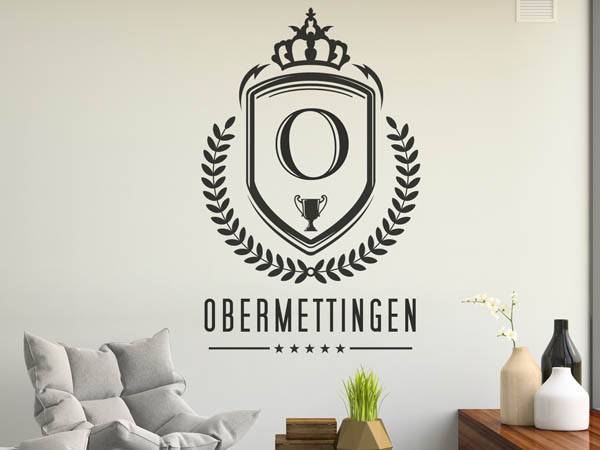 Wandtattoo Obermettingen Wappen