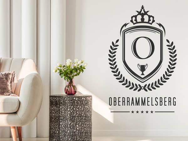 Wandtattoo Oberrammelsberg Wappen