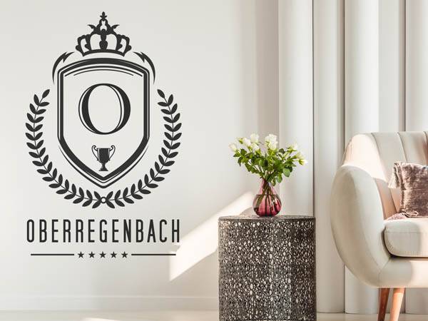 Wandtattoo Oberregenbach Wappen