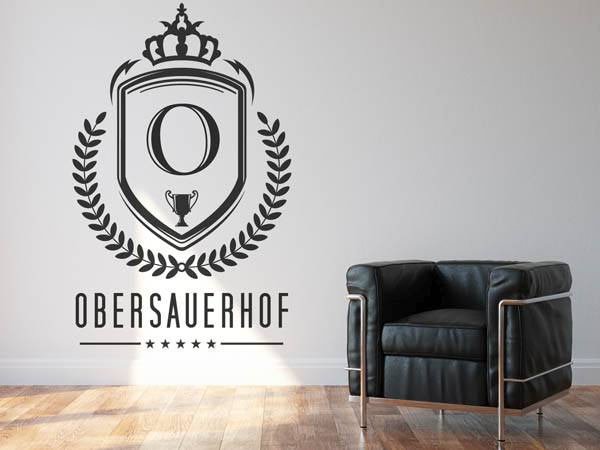 Wandtattoo Obersauerhof Wappen