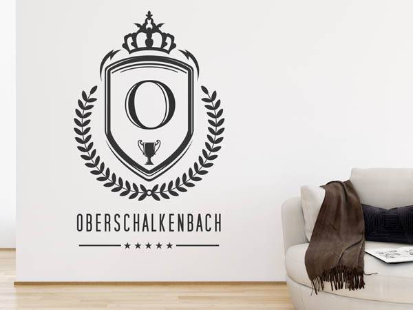 Wandtattoo Oberschalkenbach Wappen
