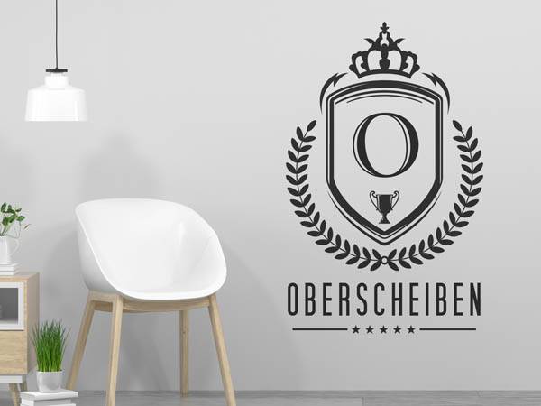 Wandtattoo Oberscheiben Wappen