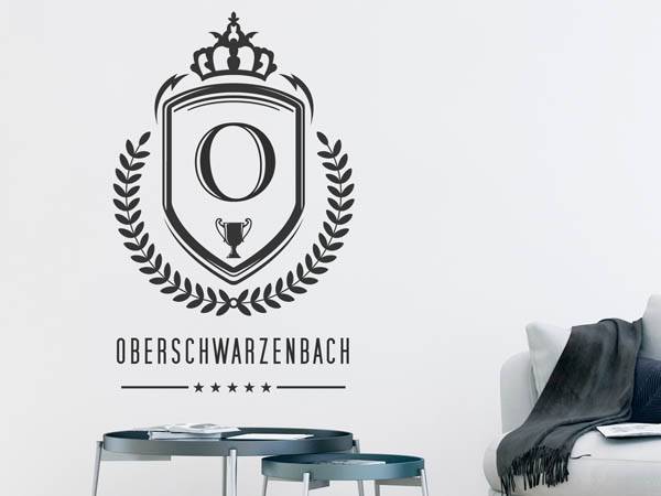 Wandtattoo Oberschwarzenbach Wappen