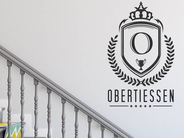 Wandtattoo Obertiessen Wappen