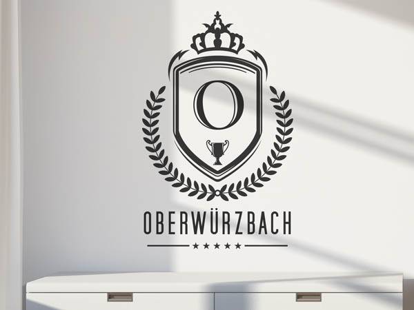 Wandtattoo Oberwürzbach Wappen