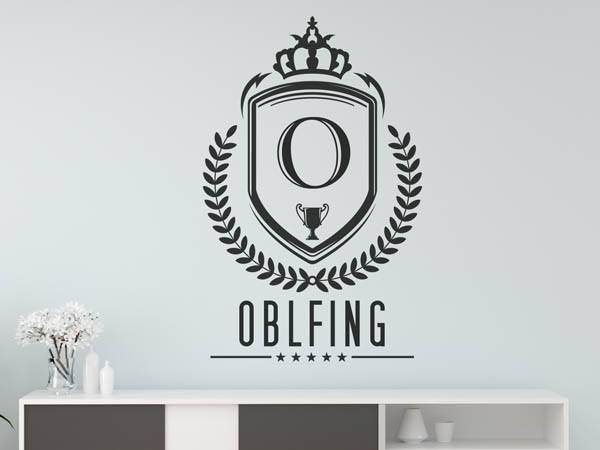 Wandtattoo Oblfing Wappen