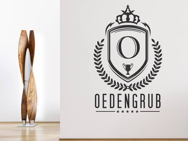 Wandtattoo Oedengrub Wappen