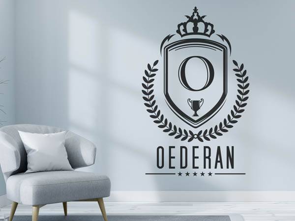 Wandtattoo Oederan Wappen