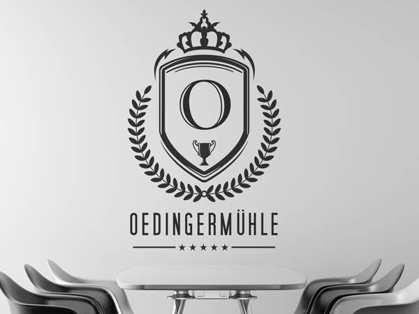 Wandtattoo Oedingermühle Wappen