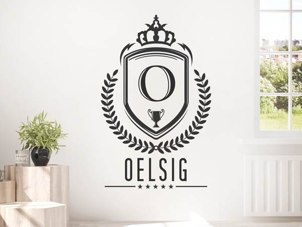 Wandtattoo Oelsig Wappen