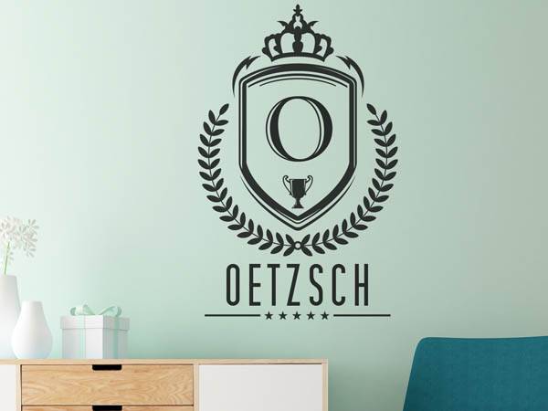 Wandtattoo Oetzsch Wappen