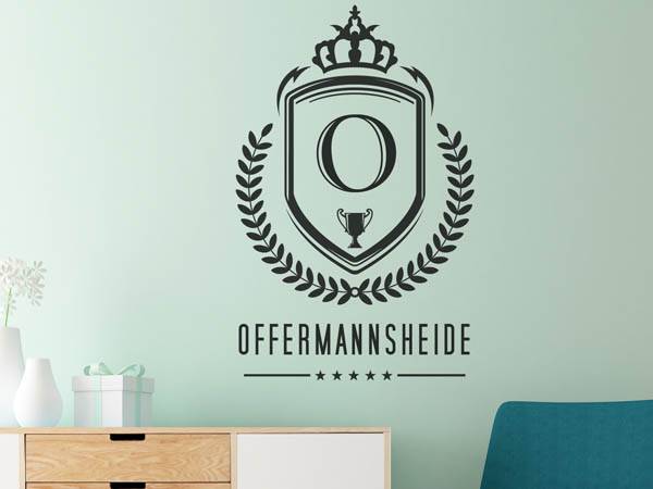 Wandtattoo Offermannsheide Wappen