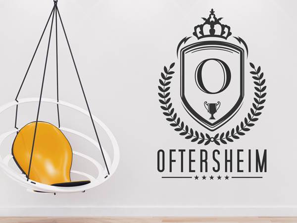 Wandtattoo Oftersheim Wappen