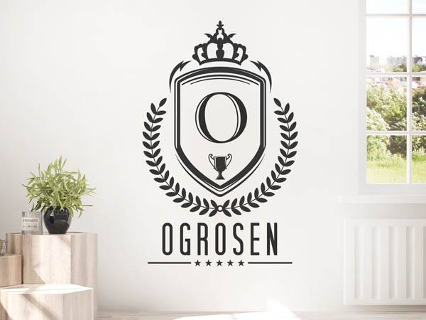 Wandtattoo Ogrosen Wappen