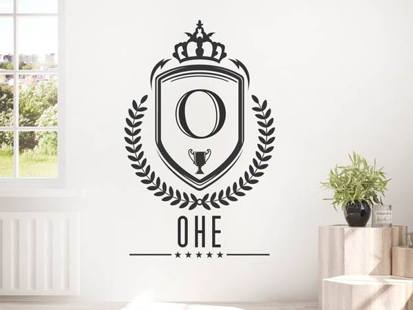 Wandtattoo Ohe Wappen