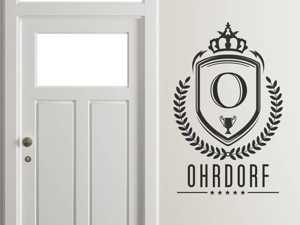 Wandtattoo Ohrdorf Wappen