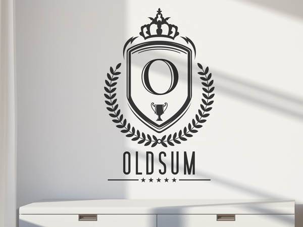 Wandtattoo Oldsum Wappen