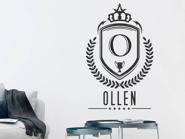 Wandtattoo Ollen Wappen