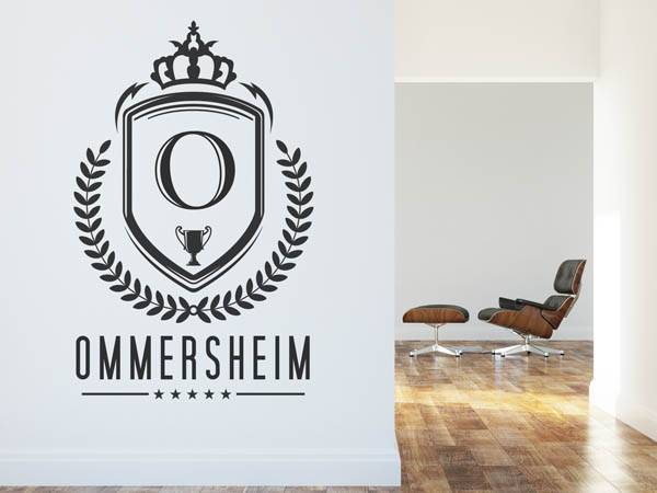 Wandtattoo Ommersheim Wappen