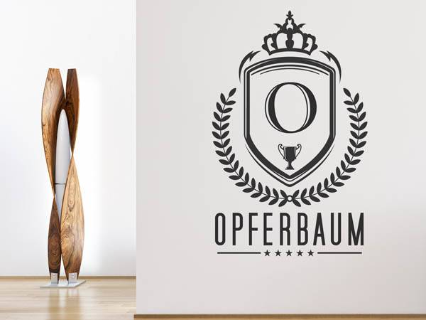 Wandtattoo Opferbaum Wappen