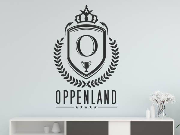 Wandtattoo Oppenland Wappen