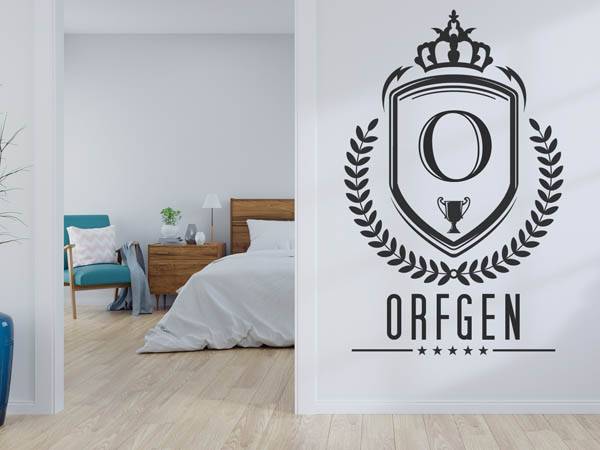 Wandtattoo Orfgen Wappen