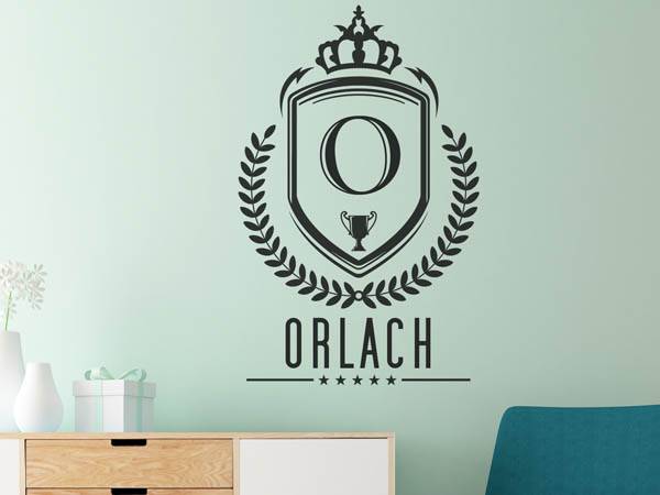 Wandtattoo Orlach Wappen