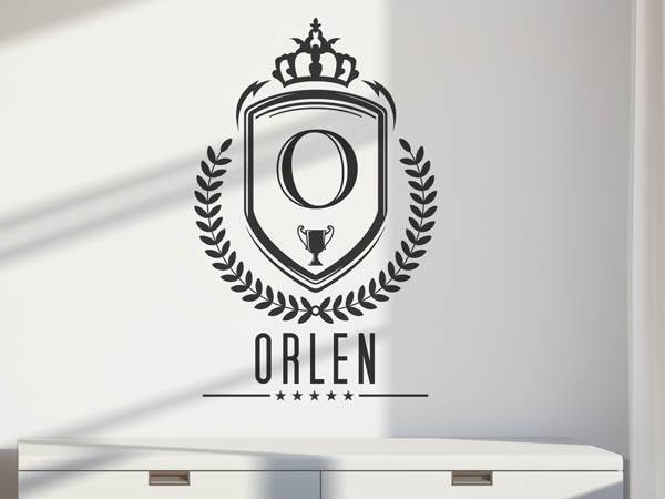 Wandtattoo Orlen Wappen
