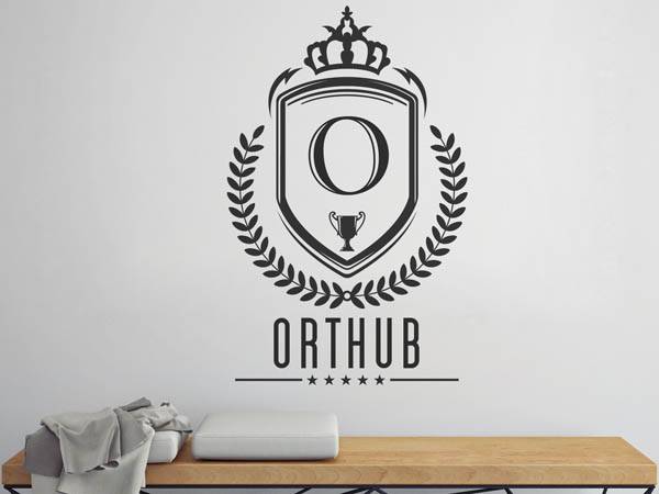 Wandtattoo Orthub Wappen