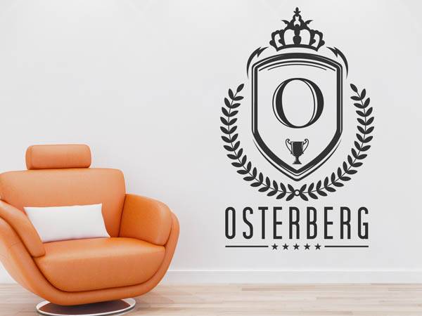 Wandtattoo Osterberg Wappen