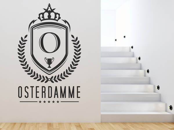 Wandtattoo Osterdamme Wappen