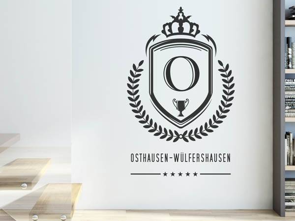 Wandtattoo Osthausen-Wülfershausen Wappen