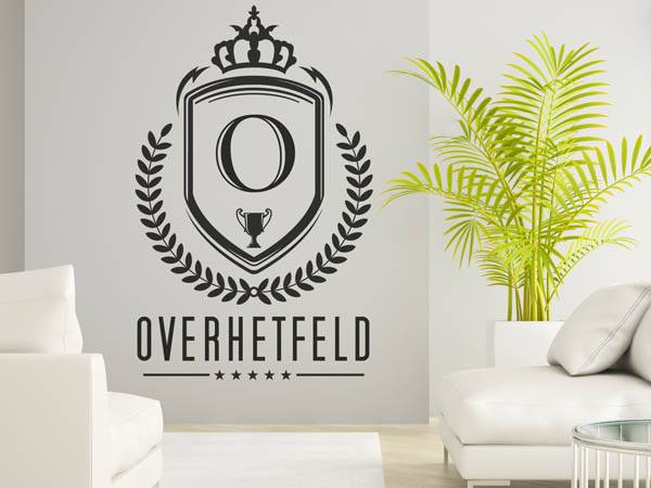 Wandtattoo Overhetfeld Wappen