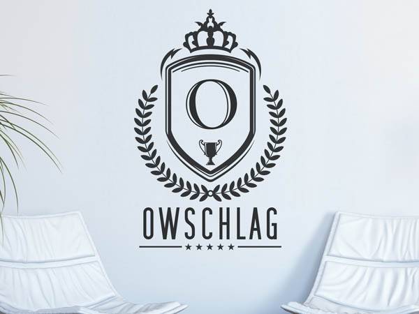 Wandtattoo Owschlag Wappen