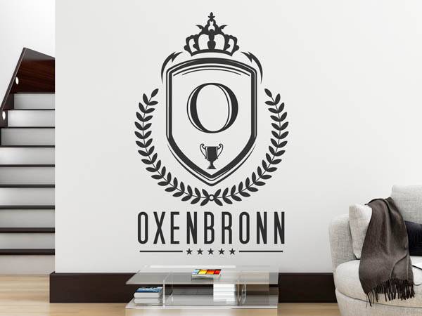 Wandtattoo Oxenbronn Wappen