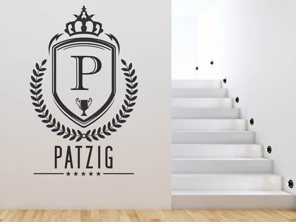 Wandtattoo Patzig Wappen
