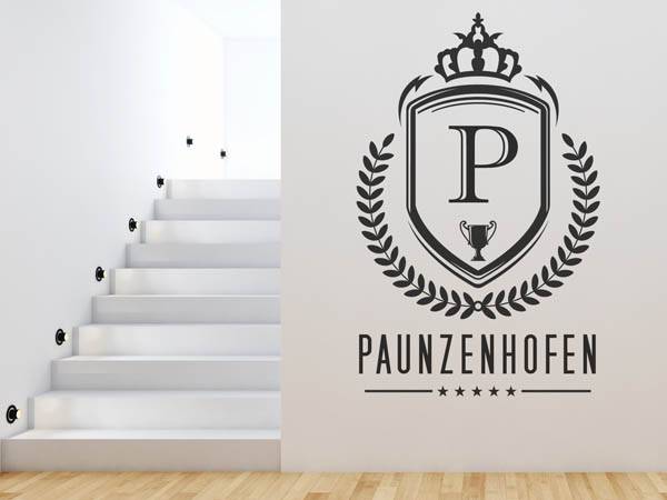 Wandtattoo Paunzenhofen Wappen