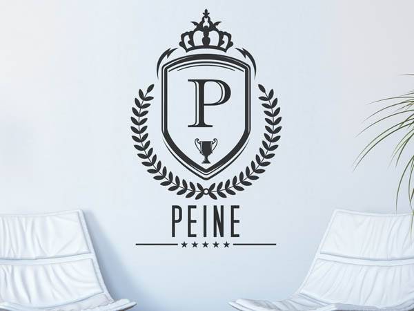 Wandtattoo Peine Wappen
