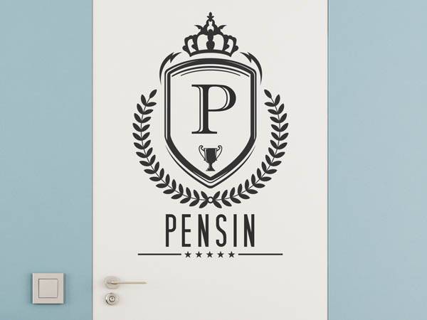 Wandtattoo Pensin Wappen
