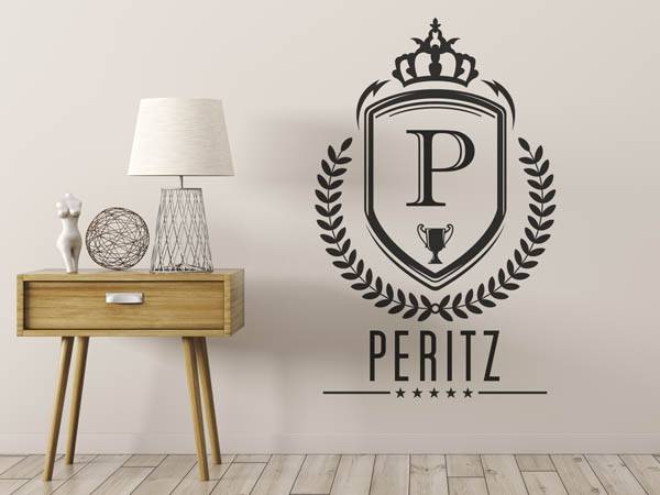 Wandtattoo Peritz Wappen