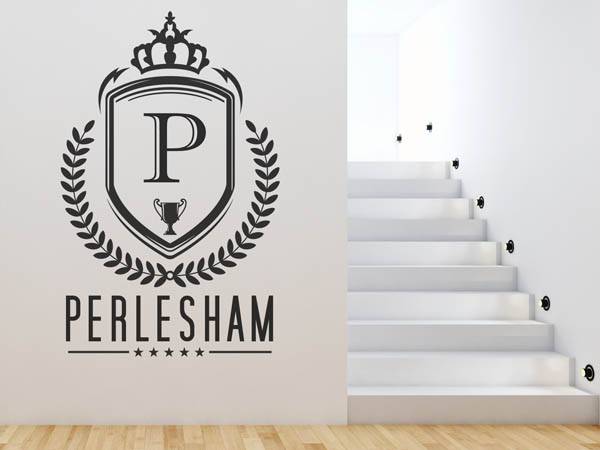 Wandtattoo Perlesham Wappen