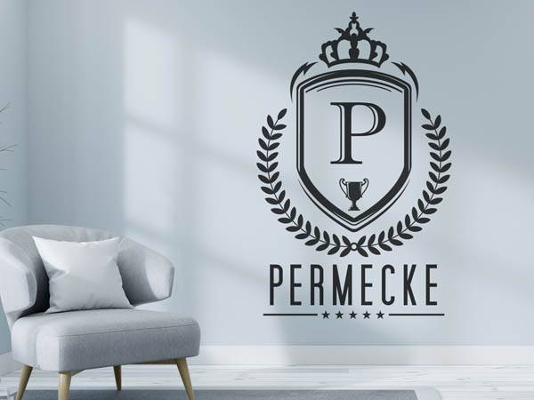 Wandtattoo Permecke Wappen