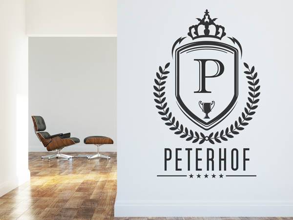 Wandtattoo Peterhof Wappen